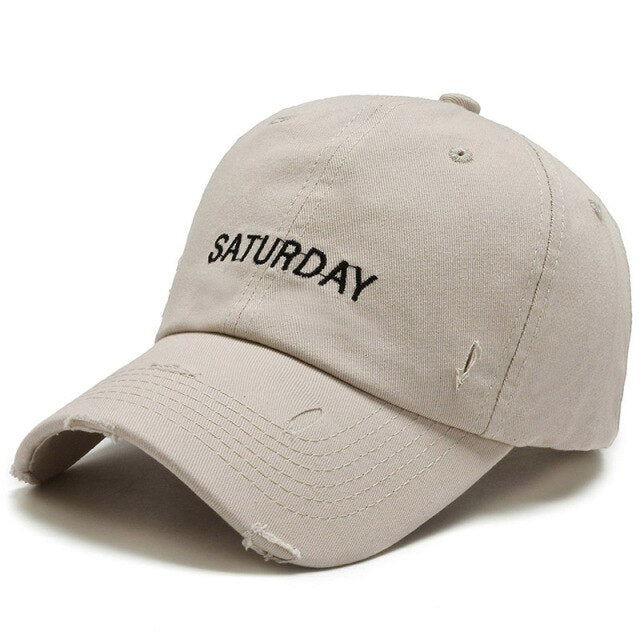 Winter Women Men Caps Yellow Purple Worn Hole Hip Hop Baseball Cap-Women's Caps-Arimonz-Beige Baseball Cap-Arimonz