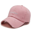 Winter Women Men Caps Yellow Purple Worn Hole Hip Hop Baseball Cap-Women's Caps-Arimonz-Pink Baseball Cap-Arimonz