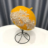 Winter Wool Beret With Lace And Pearls Female Wool Cap-Winter Hats-Arimonz-yellow-Arimonz