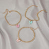 Women Anklet Fashion Butterfly Decor Ankle Charm Bracelet Beach Anklet Ankle Chain Jewelry-Anklets-Arimonz-Arimonz