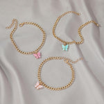 Women Anklet Fashion Butterfly Decor Ankle Charm Bracelet Beach Anklet Ankle Chain Jewelry-Anklets-Arimonz-Arimonz