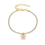 Women Anklet Fashion Butterfly Decor Ankle Charm Bracelet Beach Anklet Ankle Chain Jewelry-Anklets-Arimonz-Biege-Arimonz