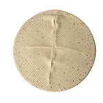 Women Autumn Winter Beret Hat Female Knitted Casual Rhinestone Cap-Winter Hats-Arimonz-Beige-1-Arimonz