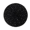 Women Autumn Winter Beret Hat Female Knitted Casual Rhinestone Cap-Winter Hats-Arimonz-Black-1-Arimonz