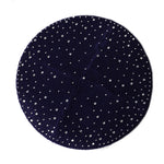 Women Autumn Winter Beret Hat Female Knitted Casual Rhinestone Cap-Winter Hats-Arimonz-Navy-1-Arimonz