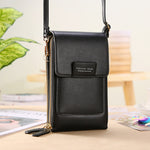 Women Bags Wallet Touch Screen Phone Crossbody Shoulder Strap Handbag-Handbags-Arimonz-Black B-Arimonz