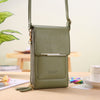 Women Bags Wallet Touch Screen Phone Crossbody Shoulder Strap Handbag-Handbags-Arimonz-Green-Arimonz