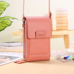 Women Bags Wallet Touch Screen Phone Crossbody Shoulder Strap Handbag-Handbags-Arimonz-Pink B-Arimonz