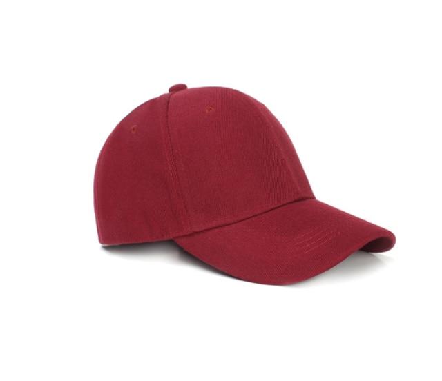 Women Baseball Cap Hat Adjustable Cool Casual Baseball Cap-Women's Caps-Arimonz-Wine red-Arimonz