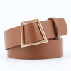 Women Belts Gold Buckle Leather Waist Strap Waistband Belts For Women-Belts-Arimonz-Arimonz
