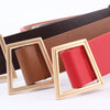Women Belts Gold Buckle Leather Waist Strap Waistband Belts For Women-Belts-Arimonz-Arimonz
