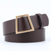 Women Belts Gold Buckle Leather Waist Strap Waistband Belts For Women-Belts-Arimonz-Coffee-Arimonz