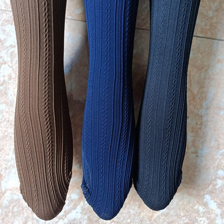 Women Black Tights Opaque Pantyhose Seamless Winter Warm For Women-Socks & Tights-Arimonz-Arimonz