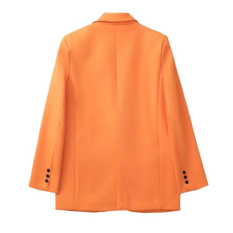 Women Blazers Set Women's Office Suit Coat Vintage Long Sleeve Jacket-Wear To Work Sets-Arimonz-Arimonz