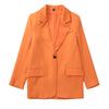Women Blazers Set Women's Office Suit Coat Vintage Long Sleeve Jacket-Wear To Work Sets-Arimonz-Arimonz