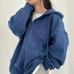 Women Bomber Jacket Baseball Fashion Women Hip Hop Streetwear Jackets-Bomber Coats-Arimonz-Blue-M-Arimonz