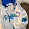 Women Bomber Jacket Baseball Fashion Women Hip Hop Streetwear Jackets-Bomber Coats-Arimonz-White-M-Arimonz