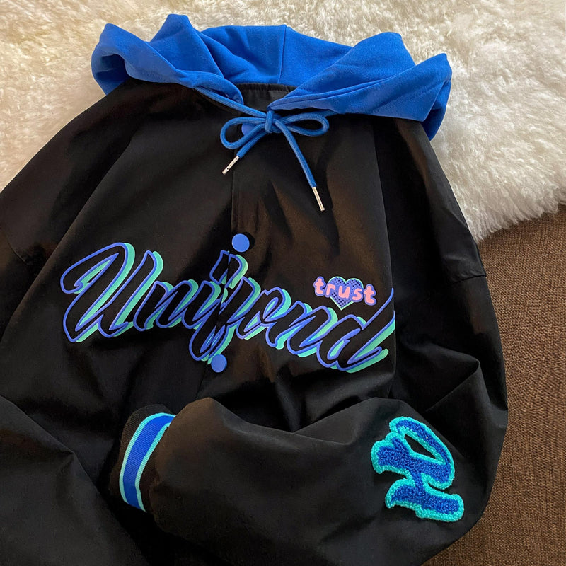 Women Bomber Jacket Baseball Fashion Women Hip Hop Streetwear Jackets-Bomber Coats-Arimonz-Arimonz