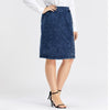 Women Denim Skirt High Flexibility Slim Fit Dress Casual Woven Skirt-Denim Skirts-Arimonz-Arimonz