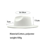 Women Felt Hat Fedoras Brim Hats For Women British Style Vintage Hats-Hats-Arimonz-Arimonz