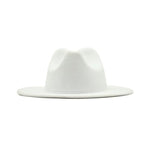 Women Felt Hat Fedoras Brim Hats For Women British Style Vintage Hats-Hats-Arimonz-Arimonz