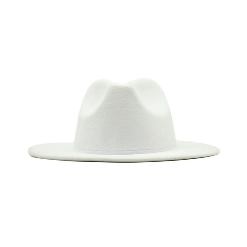 Women Felt Hat Fedoras Brim Hats For Women British Style Vintage Hats-Hats-Arimonz-Arimonz