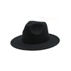 Women Felt Hat Fedoras Brim Hats For Women British Style Vintage Hats-Hats-Arimonz-Arimonz