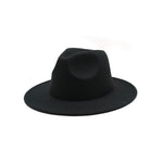 Women Felt Hat Fedoras Brim Hats For Women British Style Vintage Hats-Hats-Arimonz-Arimonz