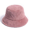 Women Felt Hat Winter Fedora Bucket Hat Women Classic Bucket Hat-Winter Hats-Arimonz-pink-Arimonz
