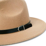 Women Felt Hat Winter Fedora Hat Women Felt Hats for Women-Winter Hats-Arimonz-Arimonz
