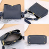 Women Genuine Leather Bag Bucket Handbag Lady Casual Shoulder Bag-Handbags-Arimonz-Arimonz