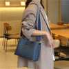 Women Genuine Leather Bag Bucket Handbag Lady Casual Shoulder Bag-Handbags-Arimonz-Arimonz