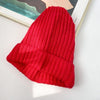 Women Hat Knitted Winter Warm Cap Female Knitting Multicolor Big Hat-Hats-Arimonz-Arimonz