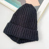 Women Hat Knitted Winter Warm Cap Female Knitting Multicolor Big Hat-Hats-Arimonz-Black-Arimonz