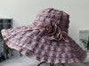 Women Hat Style Flower Packable Large Wide Brim Hat Adjustable Hat-Summer Hats-Arimonz-Dark Purple-Arimonz
