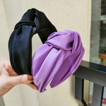 Women Headband Wide Side Hairband Center Knot Hair Accessory-Hair Accessories-Arimonz-Arimonz