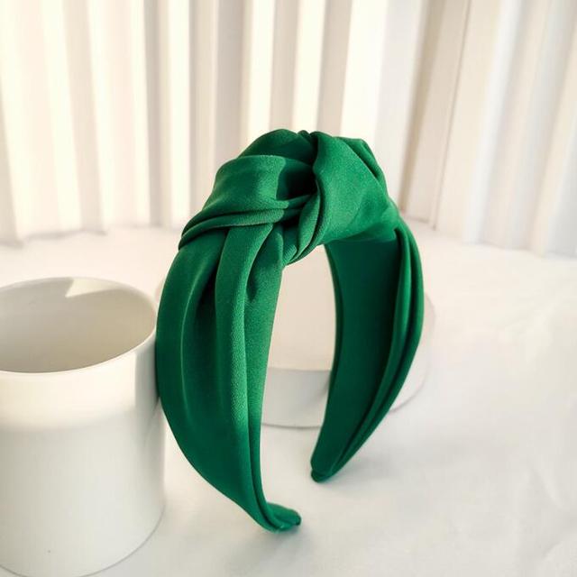 Women Headband Wide Side Hairband Center Knot Hair Accessory-Hair Accessories-Arimonz-light green-Arimonz