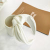 Women Headband Wide Side Hairband Center Knot Hair Accessory-Hair Accessories-Arimonz-White-Arimonz