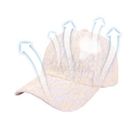 Women Hollow Lace Flower Baseball Cap Summer Breathable Mesh Sun Hat-Women's Caps-Arimonz-Arimonz