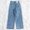 Women Jeans High Waist Trousers Baggy Vintage Straight Denim Pants-Straight Jeans-Arimonz-Arimonz