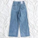 Women Jeans High Waist Trousers Baggy Vintage Straight Denim Pants-Straight Jeans-Arimonz-Arimonz