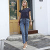 Women Jeans Trend Stretch Tight Elastic Skinny Slim Casual Pants-Skinny Jeans-Arimonz-Arimonz