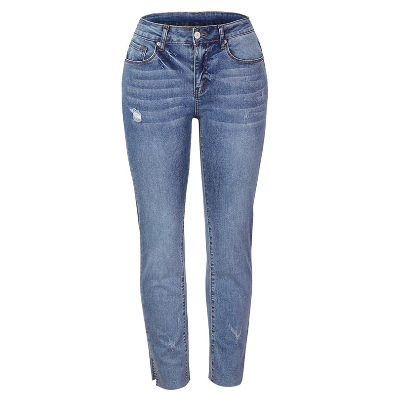 Women Jeans Trend Stretch Tight Elastic Skinny Slim Casual Pants-Skinny Jeans-Arimonz-Arimonz