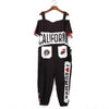 Women Jumpsuit Hip Hop Overalls Romper Print Loose Harem Pants Romper-Casual Jumpsuits & Rompers-Arimonz-Black-Arimonz