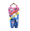 Women Jumpsuit Hip Hop Overalls Romper Print Loose Harem Pants Romper-Casual Jumpsuits & Rompers-Arimonz-Pink-Arimonz