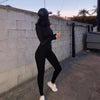 Women Jumpsuit Streetwear Long Sleeve Bodycon Solid Overalls-Night Out Jumpsuits & Rompers-Arimonz-Arimonz