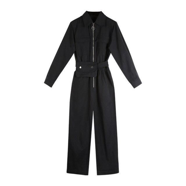 Women Jumpsuits Romper Full Sleeve Style Loose Casual Overalls-Casual Jumpsuits & Rompers-Arimonz-Arimonz