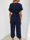 Women Jumpsuits Rompers Casual Print V-neck Pocket Overalls Jumpsuit-Night Out Jumpsuits & Rompers-Arimonz-Arimonz