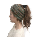 Women Knitted Warm Headwear Casual Head Wrap Wide Hair Accessories-Hair Accessories-Arimonz-Green Multicolor-Arimonz