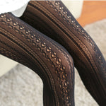 Women Lace Tights Hollow Out Female Silk Stocking Thin Women Pantyhose-Socks & Tights-Arimonz-Arimonz